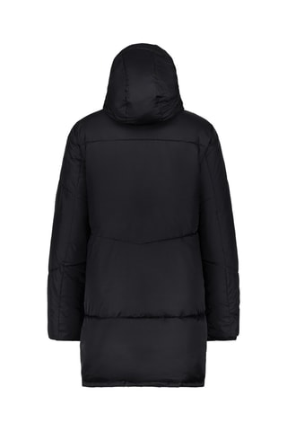 Anorak largo con capucha Black Megeve - Negro
