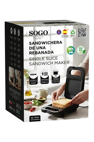 Aparelho para croque-monsieur - 600 W