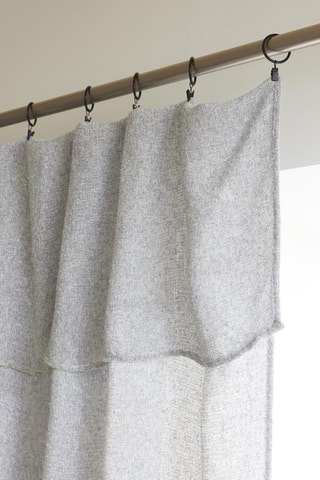 Cortina ajustable Dua - Gris claro - 140 x 270 cm