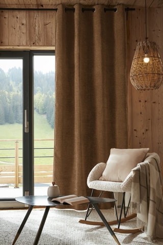 Cortina opaca Bjorn - Camel - 140 x 240 cm
