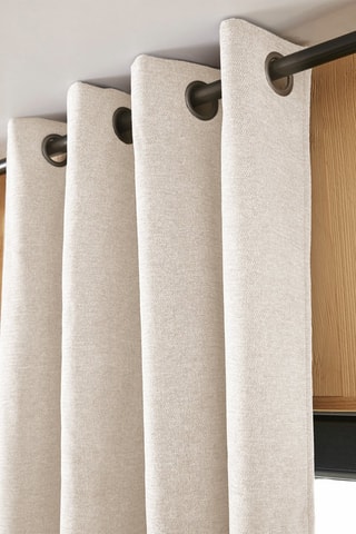 Cortina opaca Bjorn - Beige claro - 140 x 240 cm