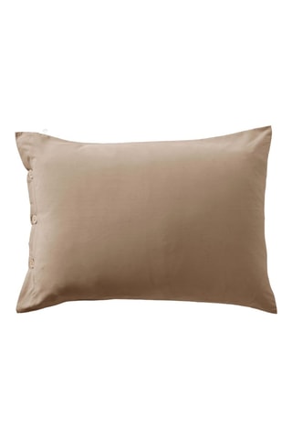 Funda de almohada de percal de algodón 120 hilos/cm² Perrine - Esparto