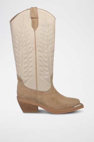 Stivali in pelle - Beige