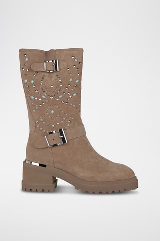 Splitleren Laarzen Camel