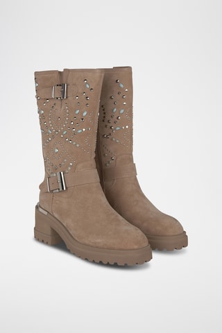 Splitleren Laarzen Camel