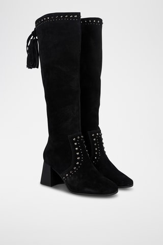 Nubuck Laarzen - Zwart