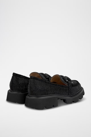 Nubuck Mocassins - Zwart