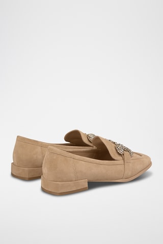 Nubuck Mocassins - Taupe