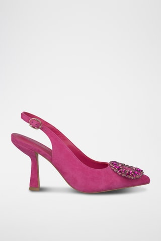 Nubuck Pumps - Fuchsia