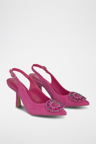 Nubuck Pumps - Fuchsia