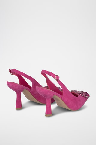 Nubuck Pumps - Fuchsia