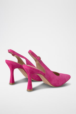 Nubuck Pumps - Fuchsia