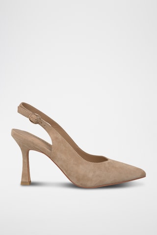 Nubuck Pumps - Beige