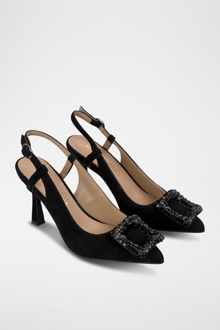 Nubuck Pumps - Zwart