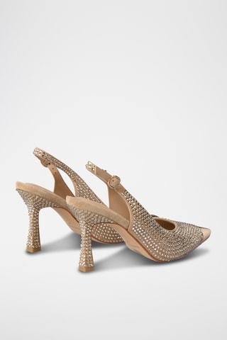 Leren Pumps - Beige