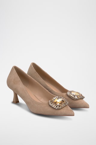 Nubuck Pumps - Camel
