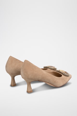 Nubuck Pumps - Camel