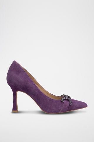 Nubuck Pumps - Paars