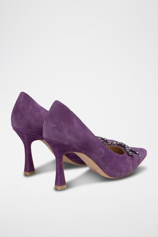 Nubuck Pumps - Paars