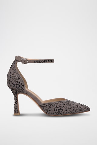 Nubuck Pumps - Taupe
