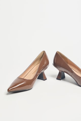 Lakleren Pumps - Camel