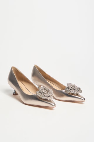 Leren Pumps - Goudkleurig