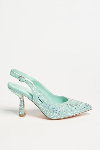 Leren Pumps - Mintgroen
