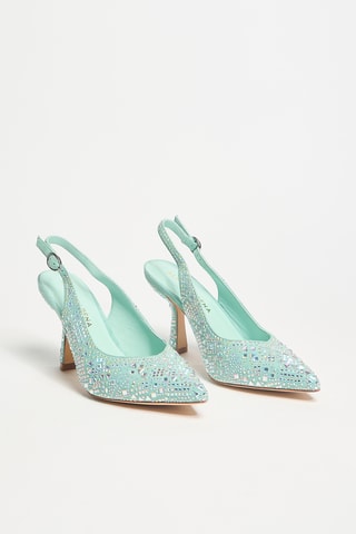 Leren Pumps - Mintgroen