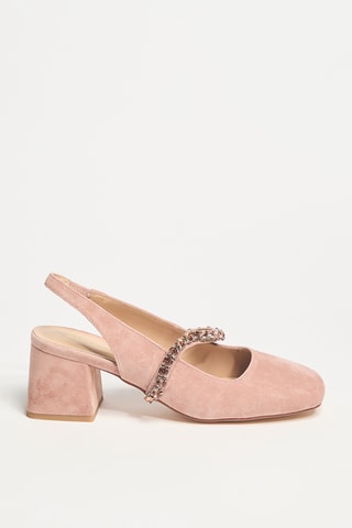 Leren Pumps - Roze