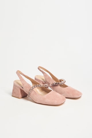 Leren Pumps - Roze