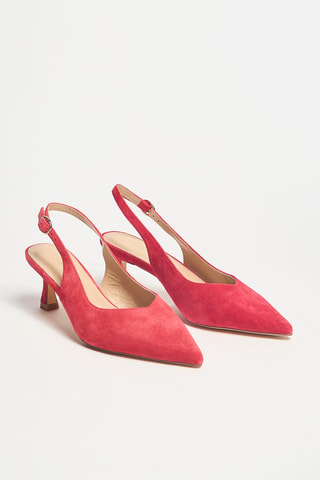 Leren Pumps - Roze