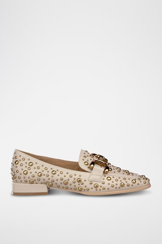 Nubuck Ballerina's - Beige
