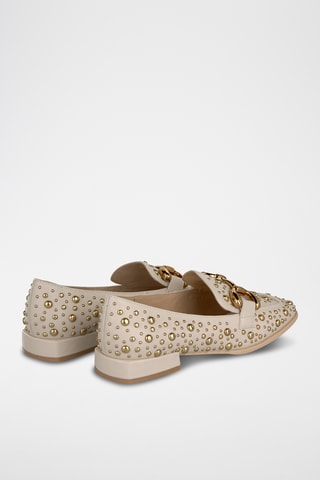 Nubuck Ballerina's - Beige