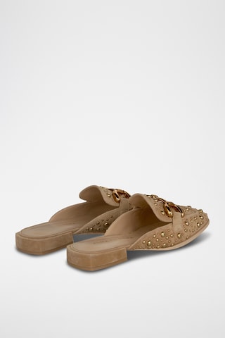 Leren Muiltjes - Beige