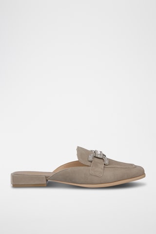Nubuck Muiltjes - Taupe