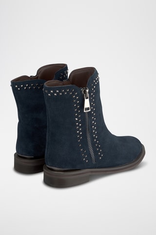 Stivaletti in pelle scamosciata - Navy