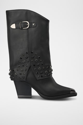 Bottes en cuir - Noir