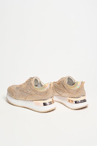 Platform Sneakers - Beige