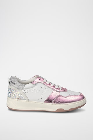 Leren Sneakers - Roze