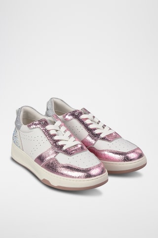 Leren Sneakers - Roze
