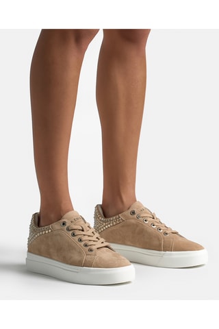 Nubuck Sneakers - Beige