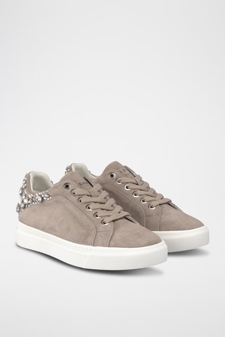 Nubuck Sneakers - Taupe