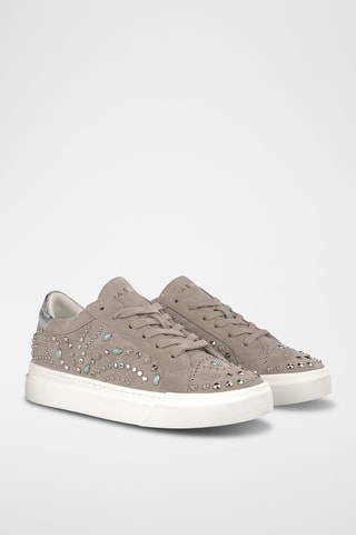Nubuck Sneakers - Taupe