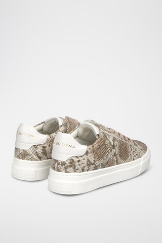 Leren Sneakers - Beige
