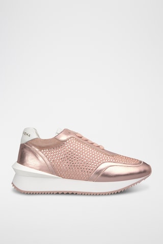 Leren Sneakers - Roze