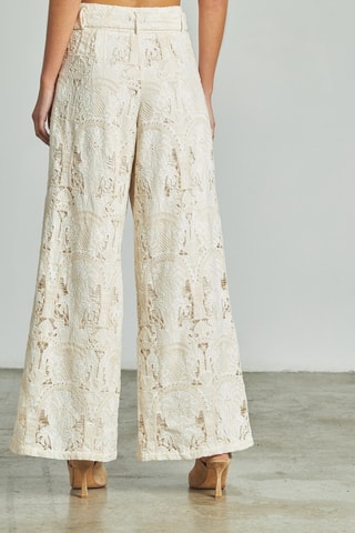 Rechte Broek Hoge Taille - Wit