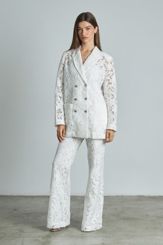 Broek Hoge Taille - Wit