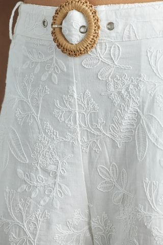 Rechte Broek Hoge Taille - Wit