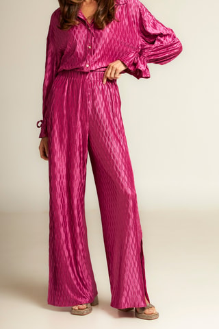 Broek Hoge Taille - Fuchsia
