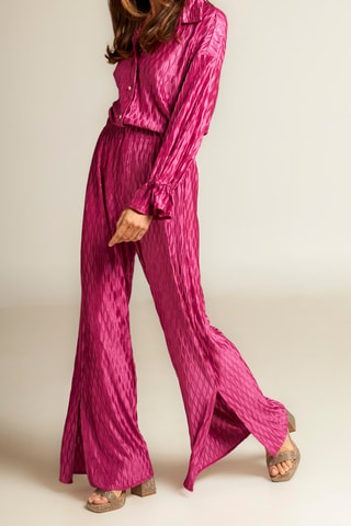 Broek Hoge Taille - Fuchsia